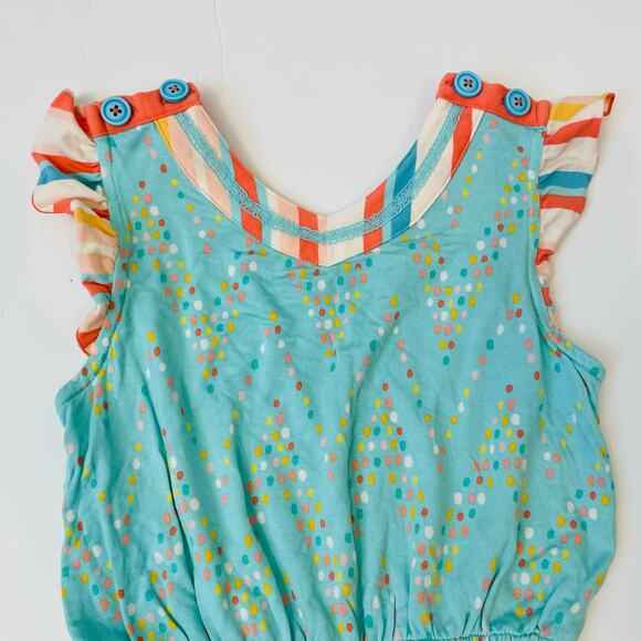 Matilda Jane Size 10 Confetti Dot Romper - Picture 2 of 6